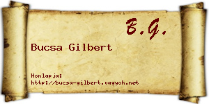 Bucsa Gilbert névjegykártya